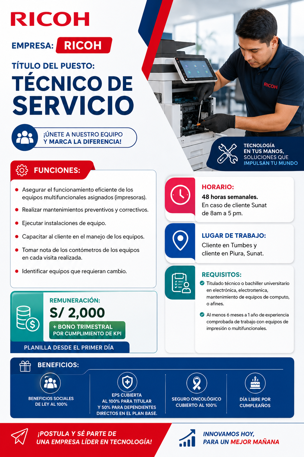 Banner de oferta laboral