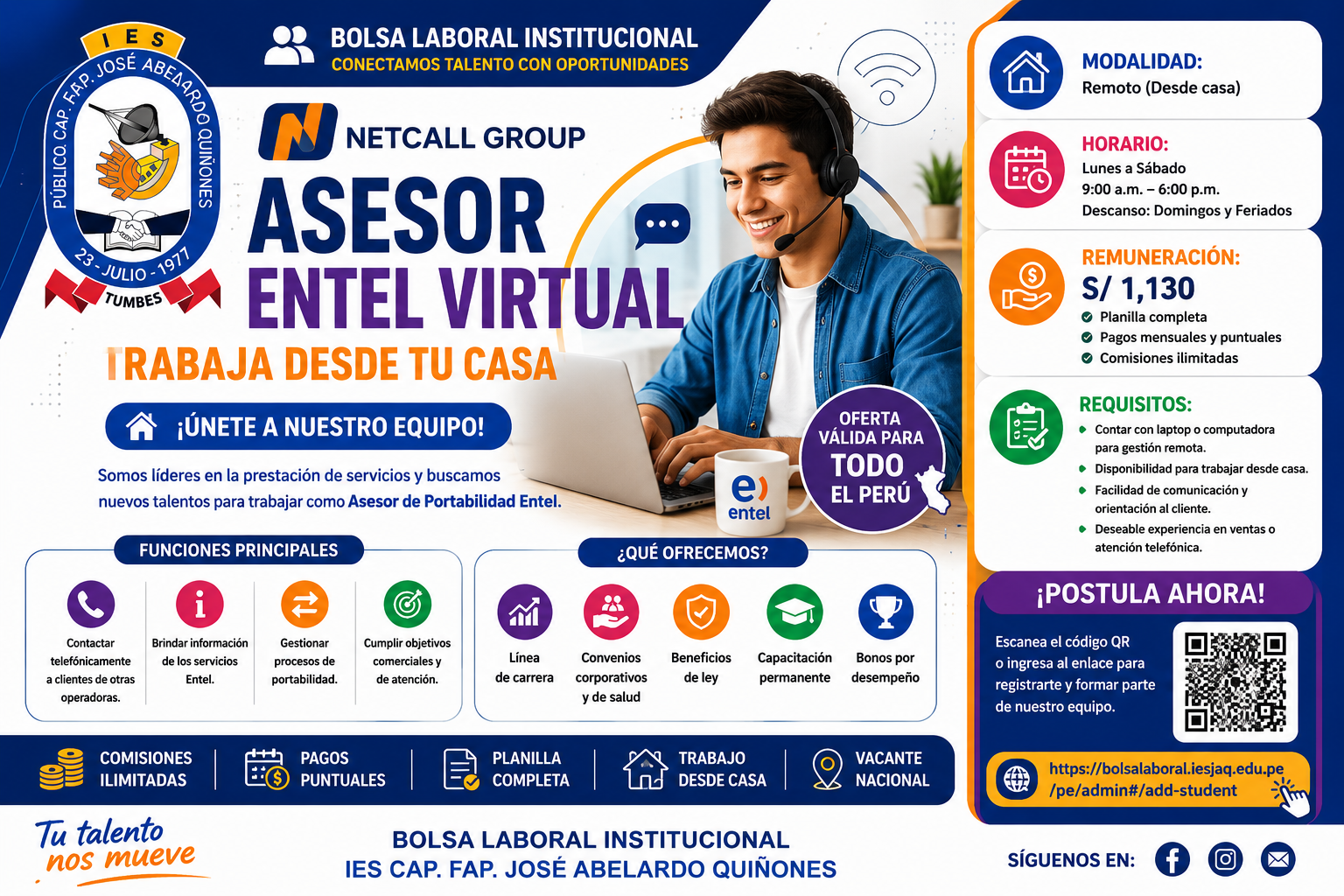 Banner de oferta laboral