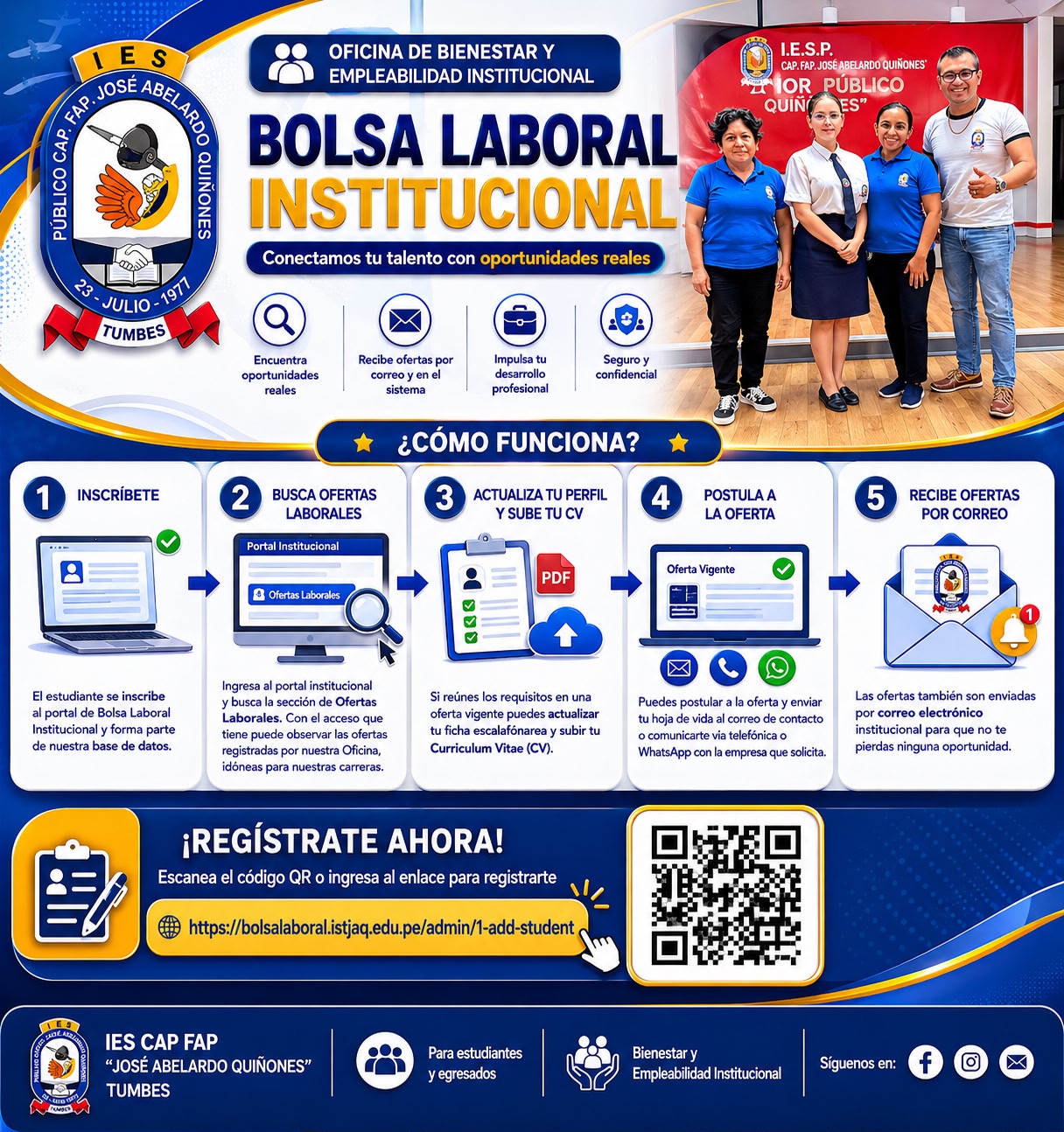 Aviso institucional Bolsa Laboral 1