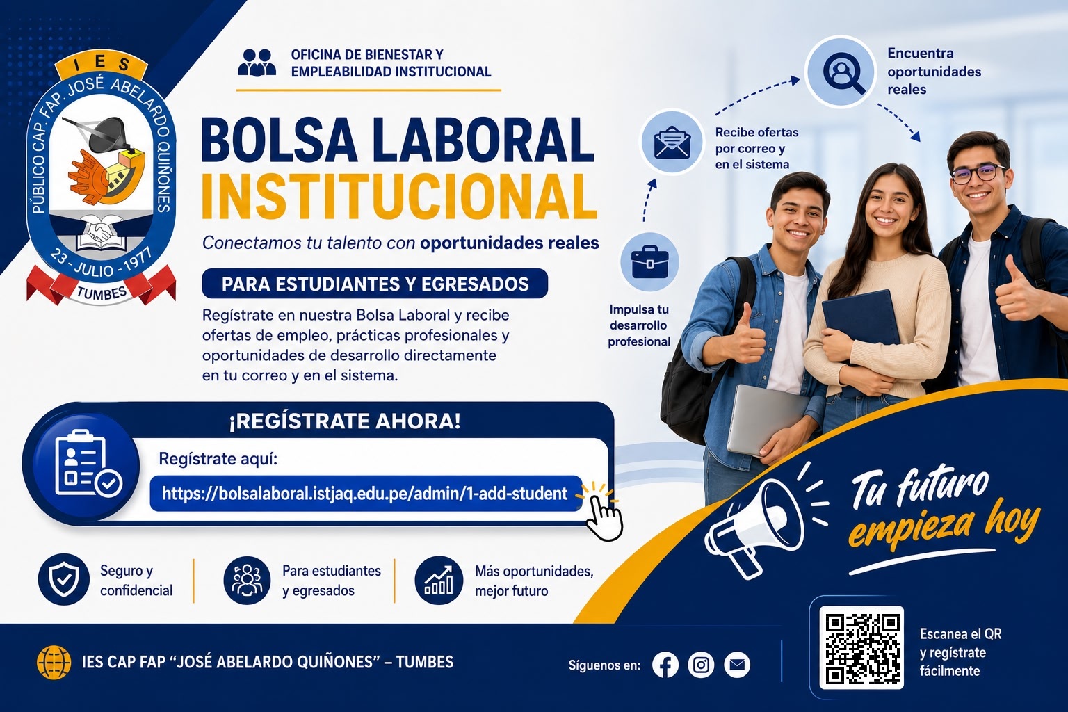 Aviso institucional Bolsa Laboral 2