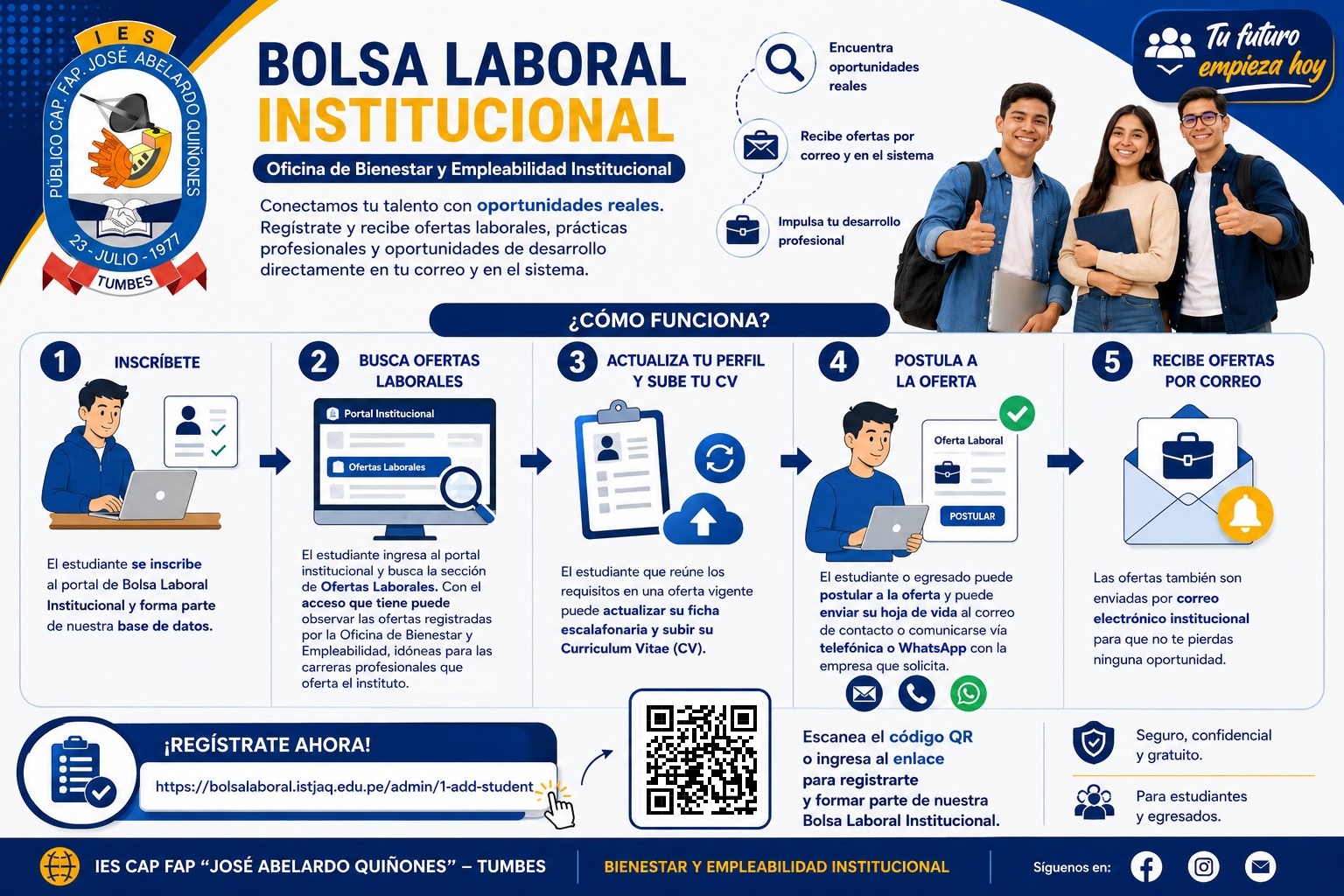 Aviso institucional Bolsa Laboral 4